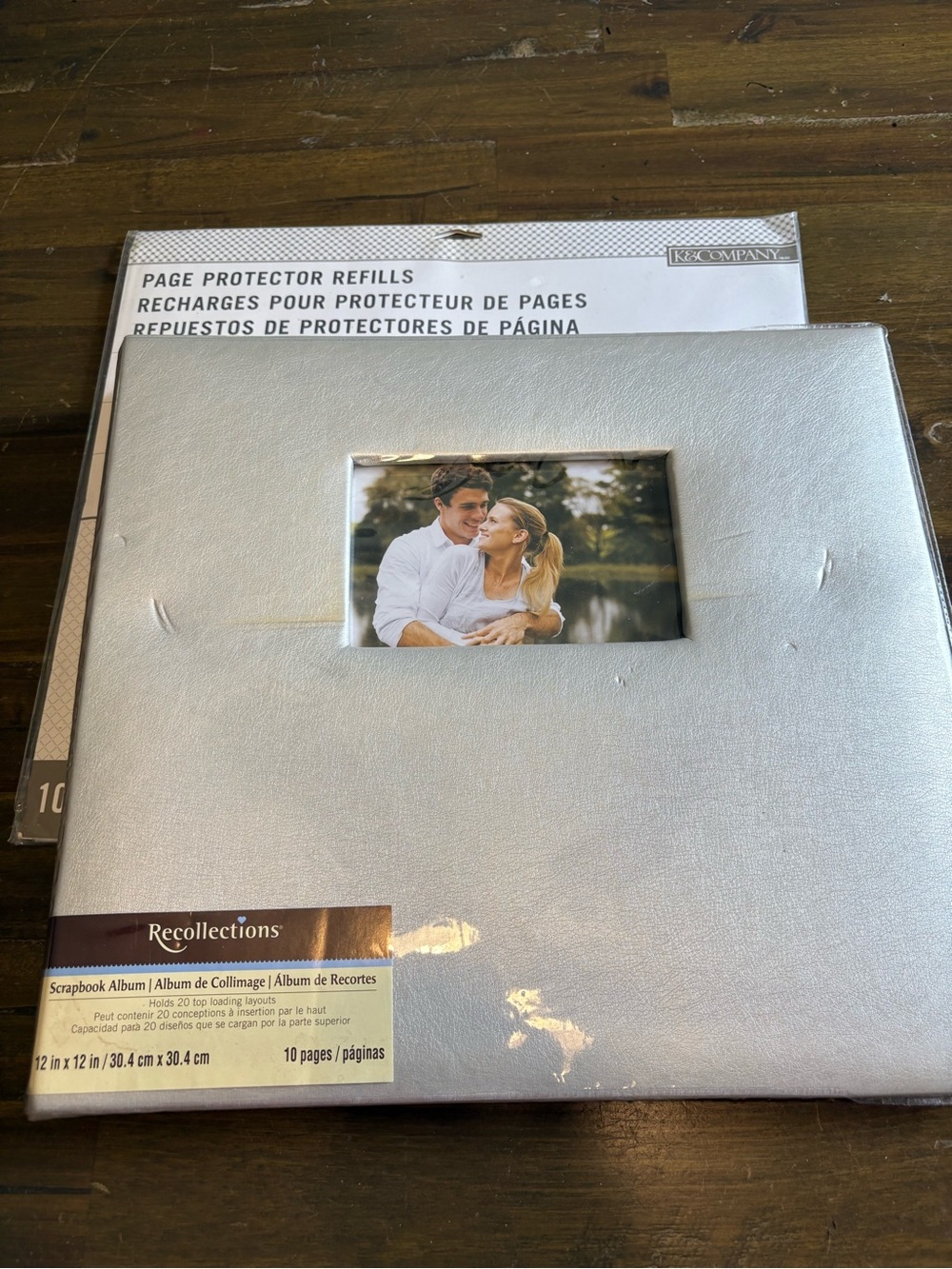 Recollections Silver Photo Scrapbook Album Memories Junk Journal Sheets Insert